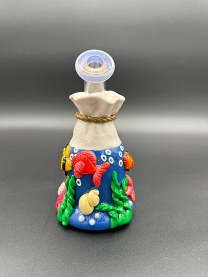 6.5” Underwater Treasure 3D Bong - Meech Madness Smoke Shop