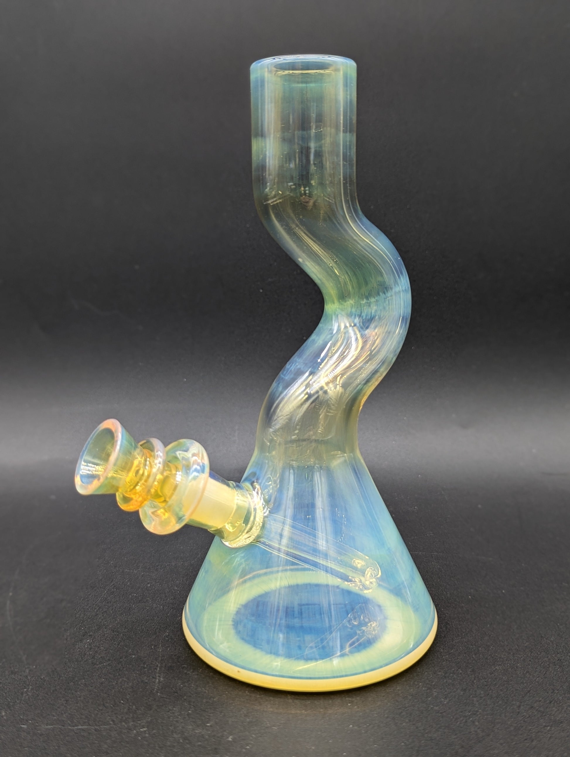7" Fumed Mini Zong Beaker-Avernic Smoke Shop