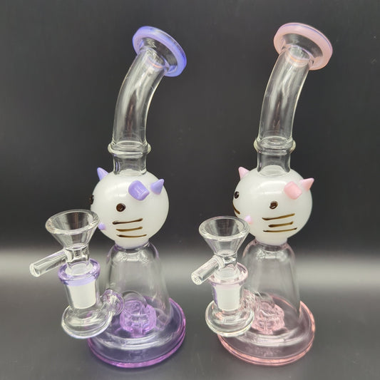 7" Hey Kitten Water Pipe - Meech Madness Smoke Shop