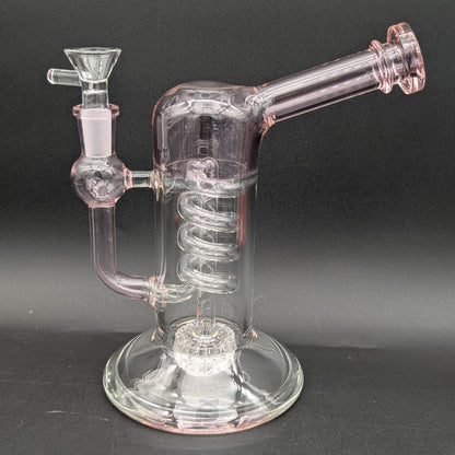 7" Matrix Coil Bent Neck Water Pipe-Avernic Smoke Shop