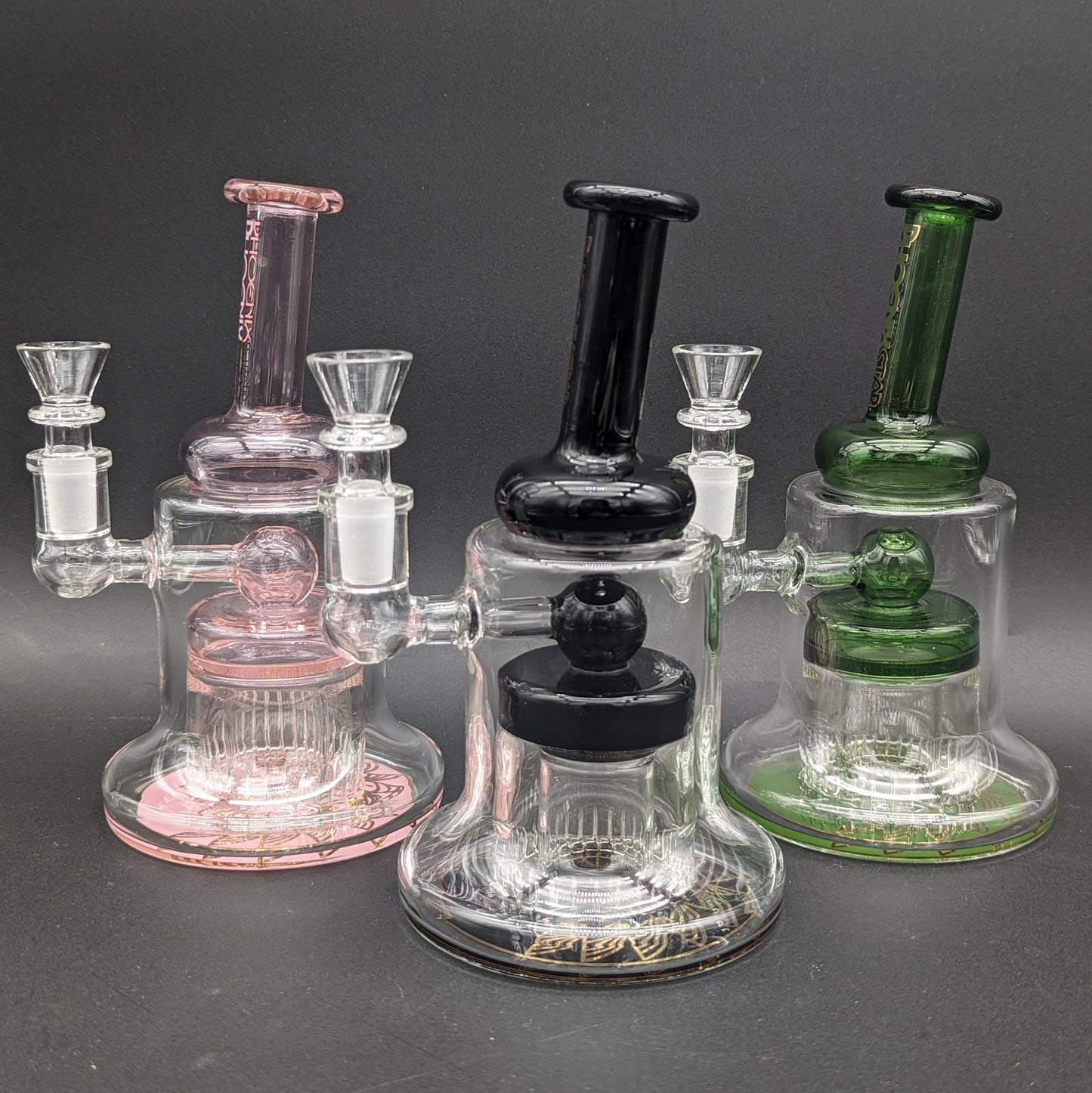 7" Phoenix Double Froth Perc Bong-Avernic Smoke Shop
