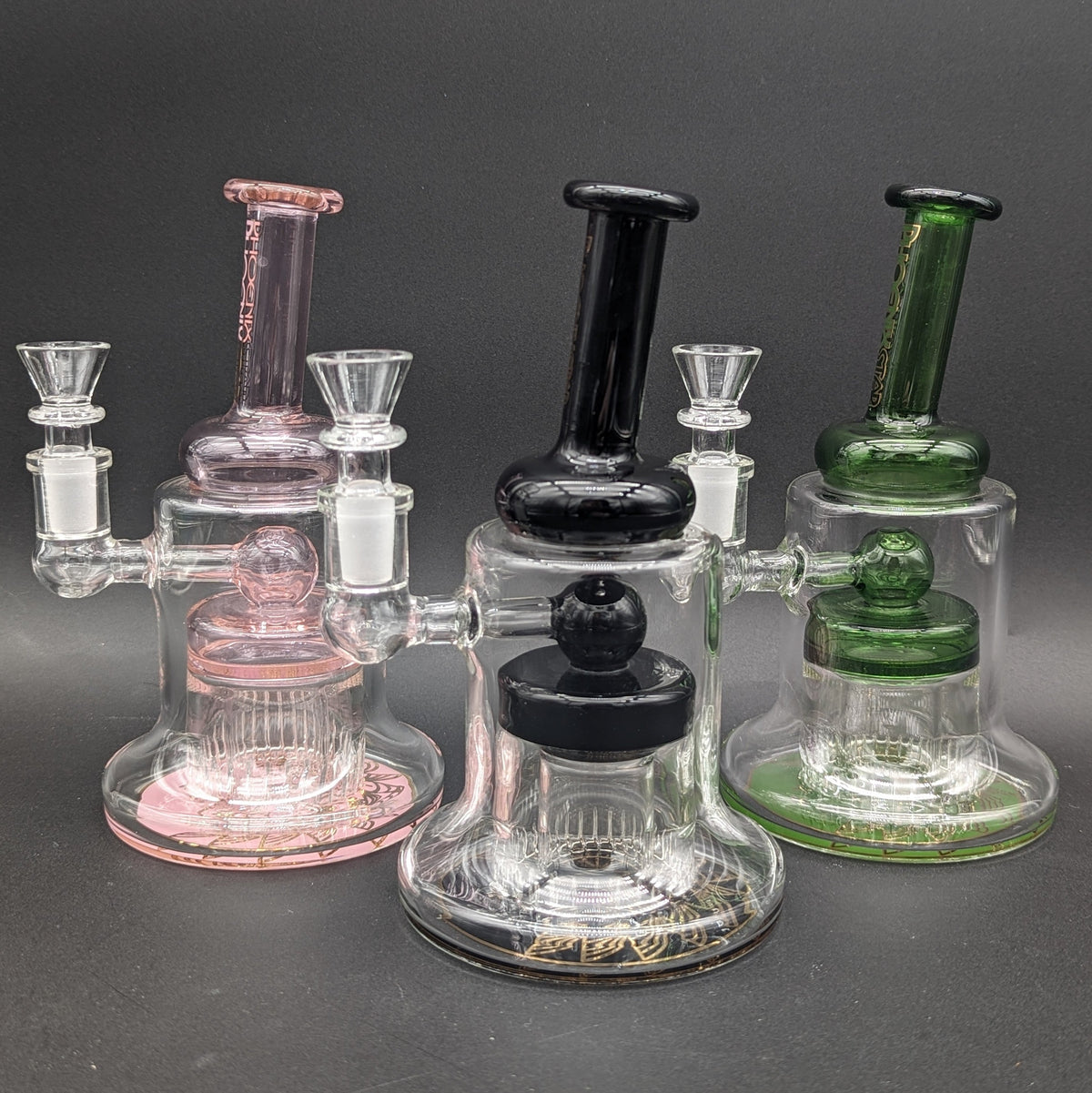 7" Phoenix Double Froth Perc Bong-Avernic Smoke Shop