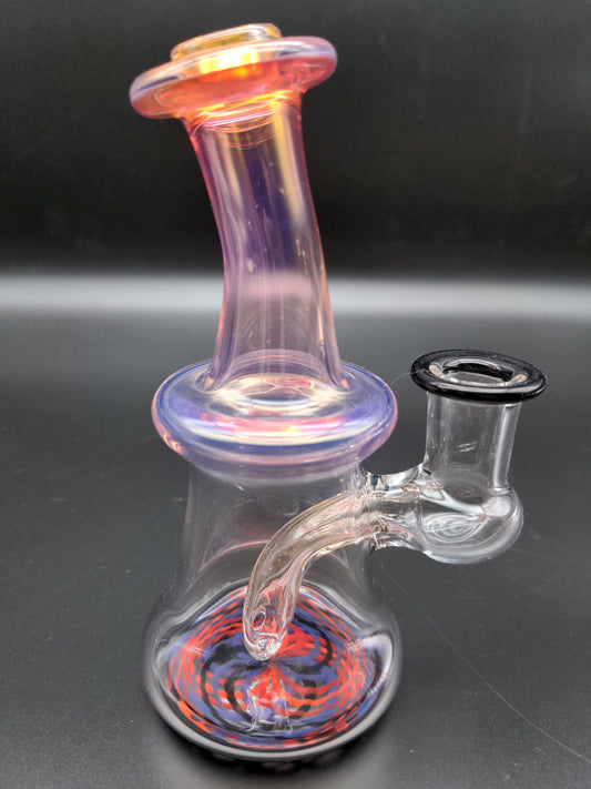 7" Wig Wag Jammer Mini Beaker - by SlynxxGlass - Avernic Smoke Shop