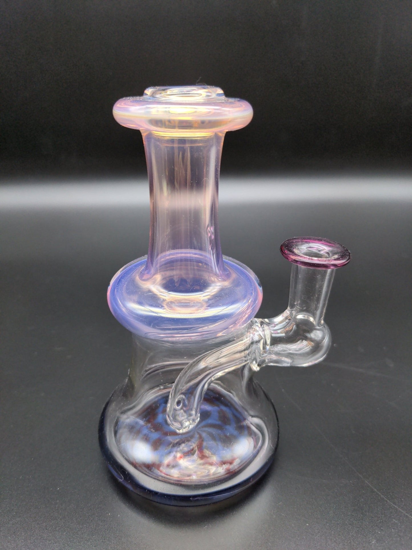 7" Wig Wag Jammer Mini Beaker - by SlynxxGlass - Meech Madness Smoke Shop