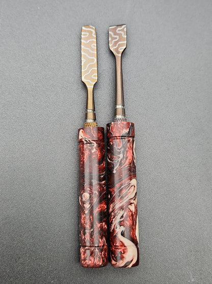 710 Swords Handmade Resin Dab Tools w/ Etching-Avernic Smoke Shop