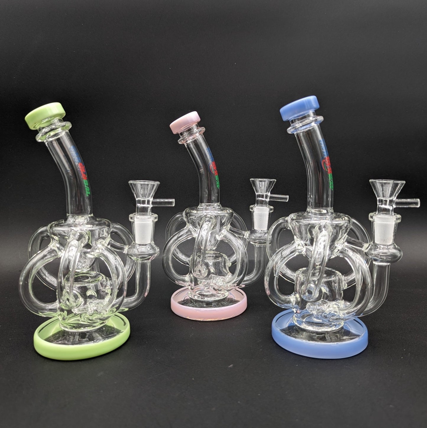 7.5" Inline Multi Tube Recycler Bong - Meech Madness Smoke Shop