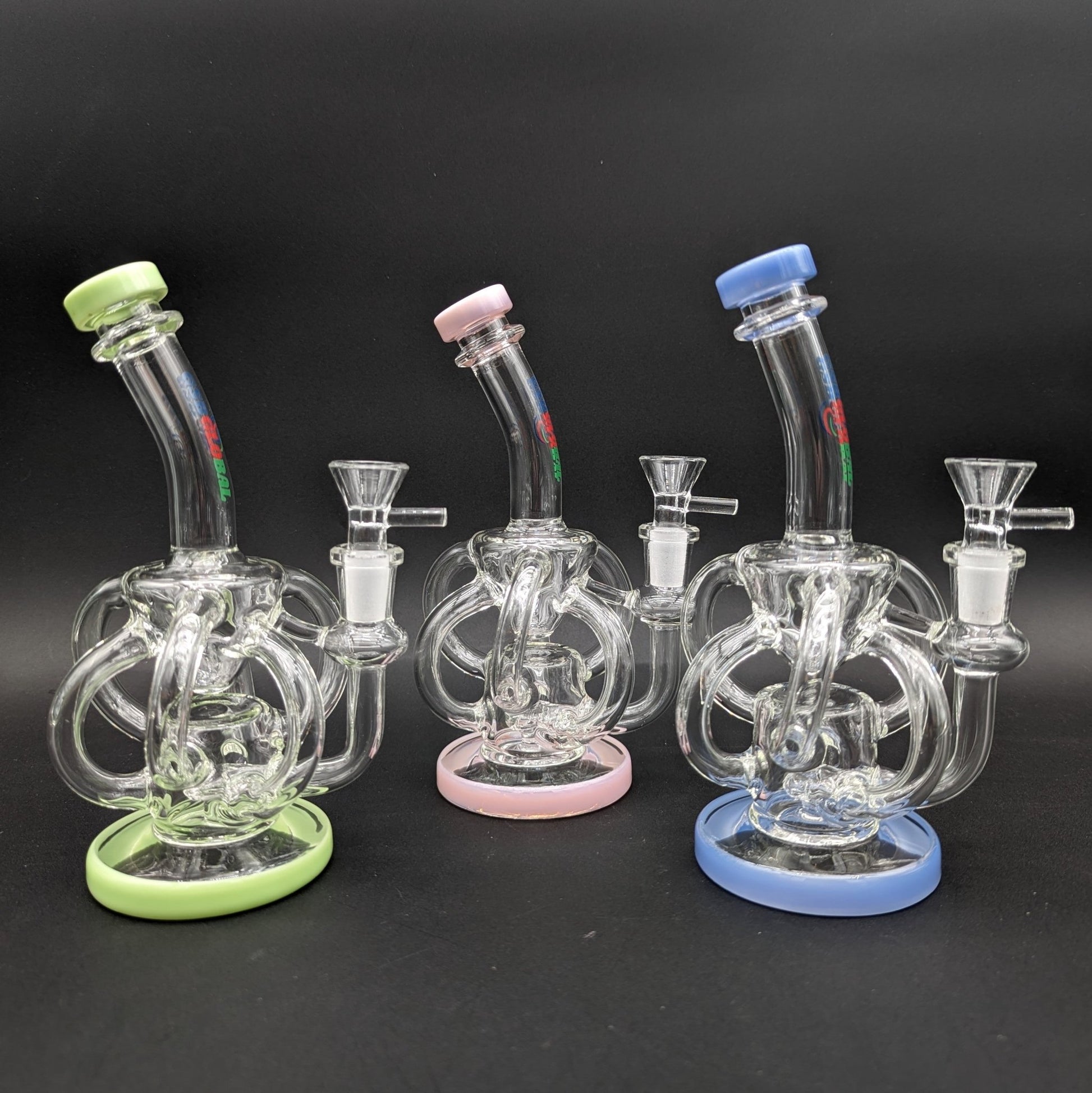 7.5" Inline Multi Tube Recycler Bong - Meech Madness Smoke Shop