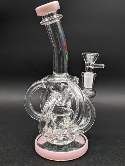 7.5" Inline Multi Tube Recycler Bong - Meech Madness Smoke Shop