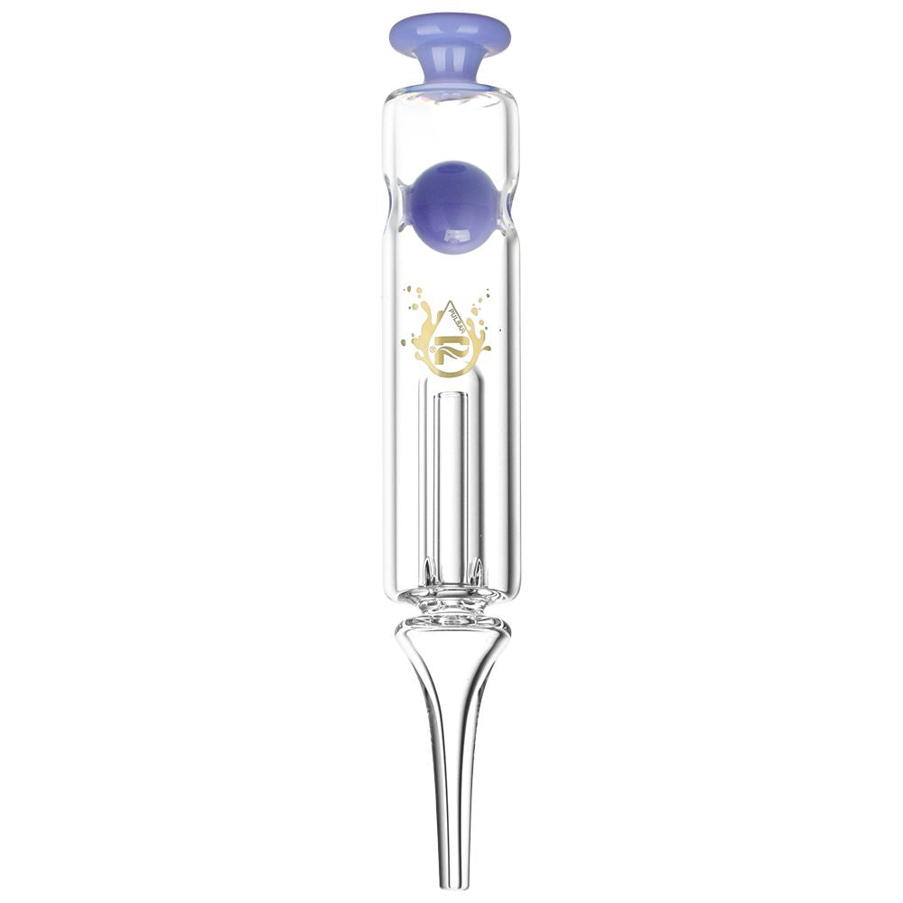 Pulsar Ball Bubbler Glass Dab Straw | 7.75"