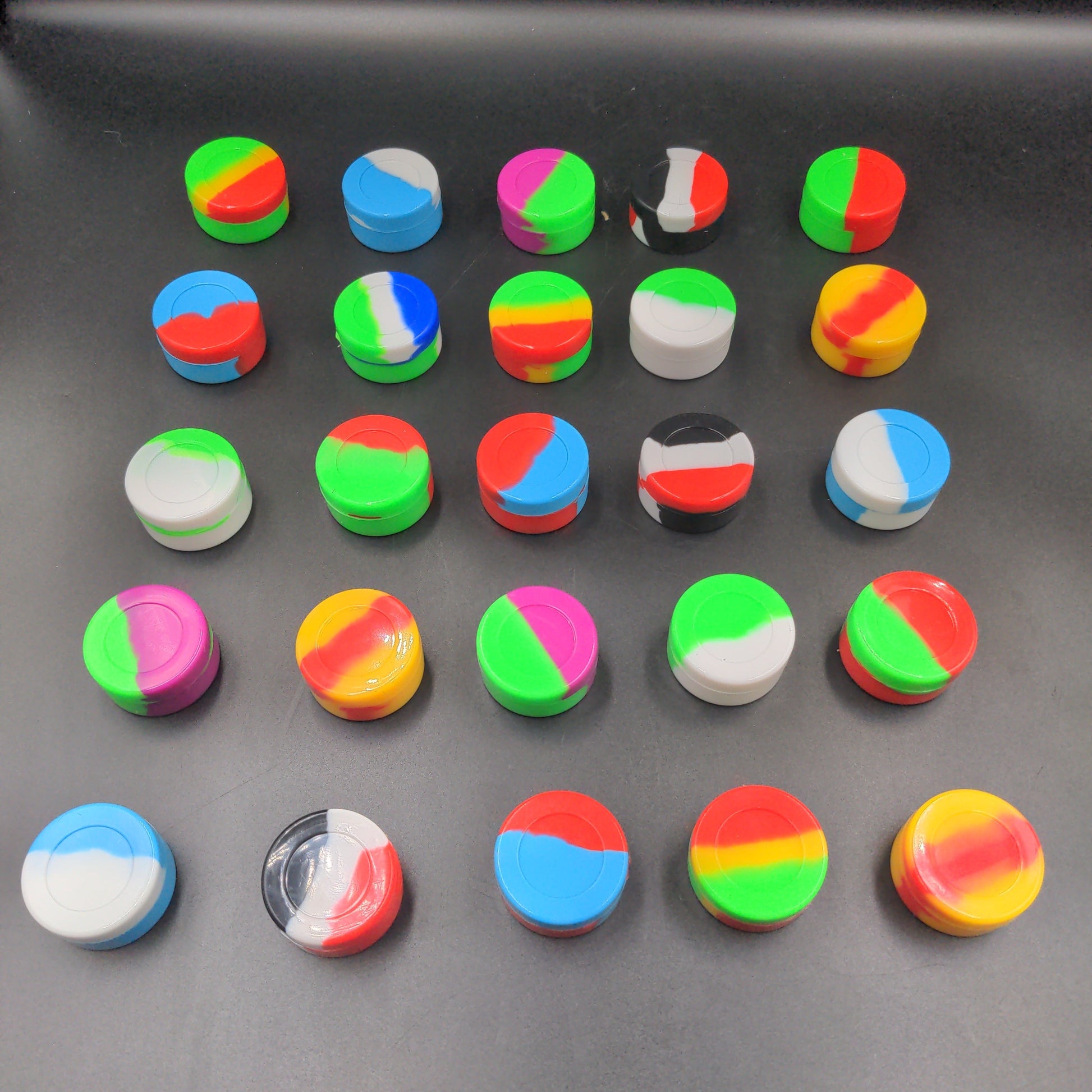 7ml Round Silicone Concentrate Containers - Meech Madness Smoke Shop