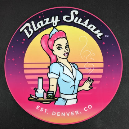 8" Blazy Susan Dab Pads-Avernic Smoke Shop