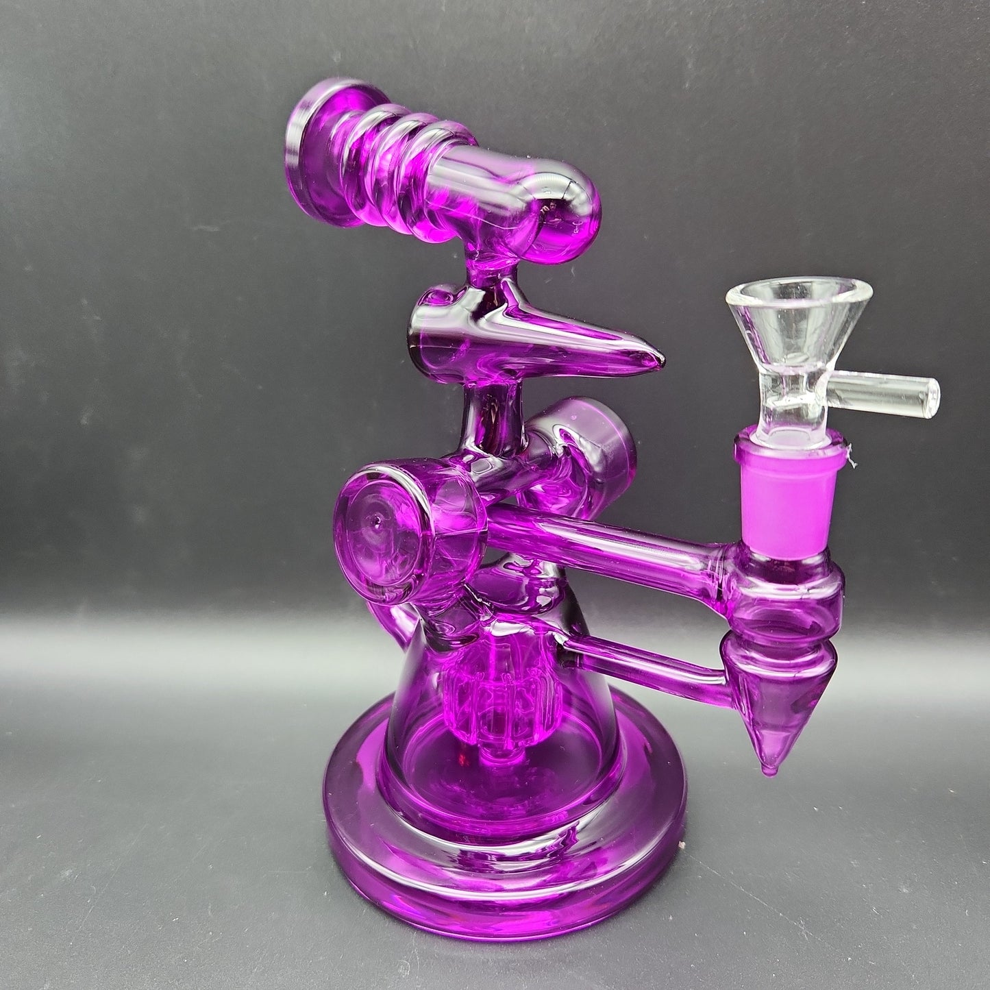 8" Color Glass Pointer Recycler - Avernic Smoke Shop