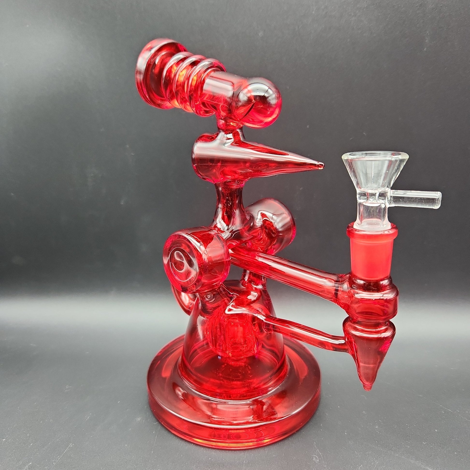 8" Color Glass Pointer Recycler - Avernic Smoke Shop