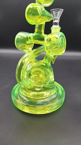 8" Color Glass Pointer Recycler-Avernic Smoke Shop