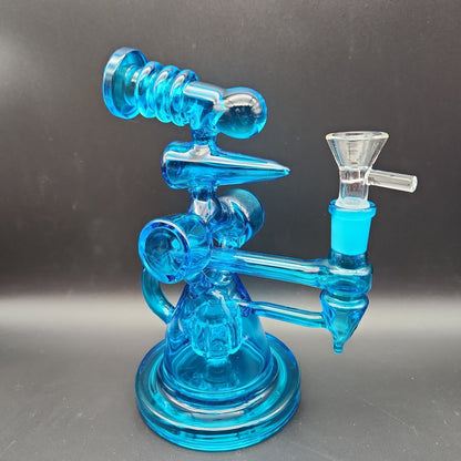 8" Color Glass Pointer Recycler - Avernic Smoke Shop