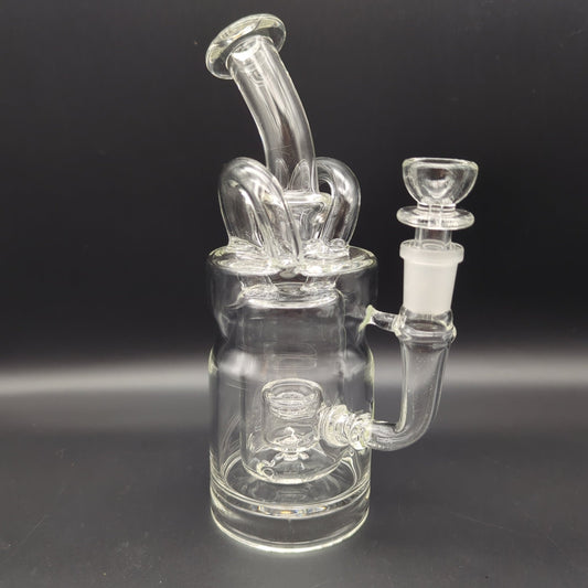 8" Honeycomb Dual Chamber Recycler - Meech Madness Smoke Shop