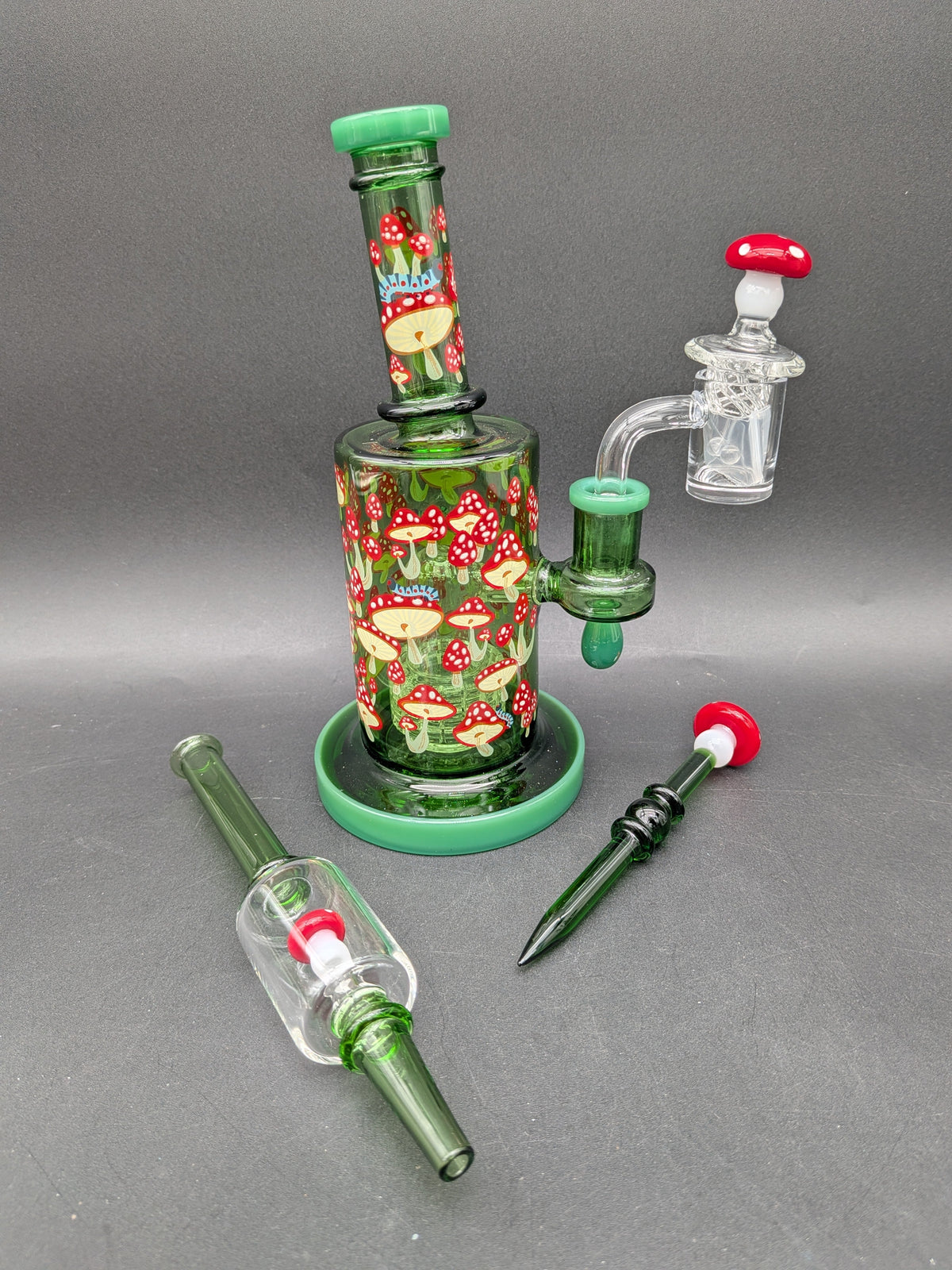 8" Pulsar Shroomz Dab Rig Set