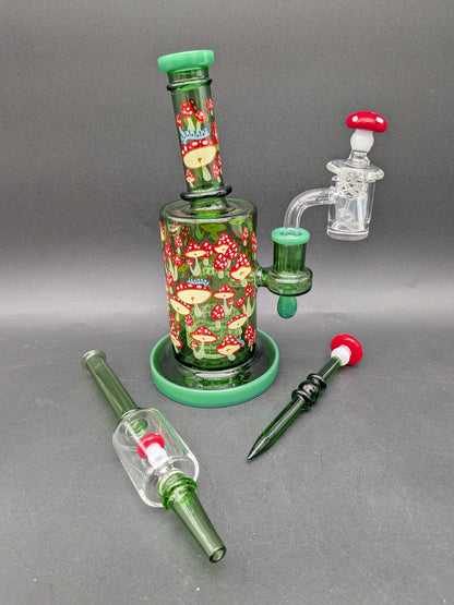 8" Pulsar Shroomz Dab Rig Set