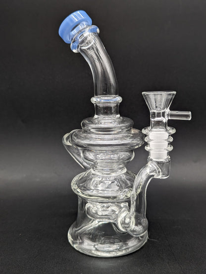 8" Tentacoil Klein Recycler Bong - Meech Madness Smoke Shop