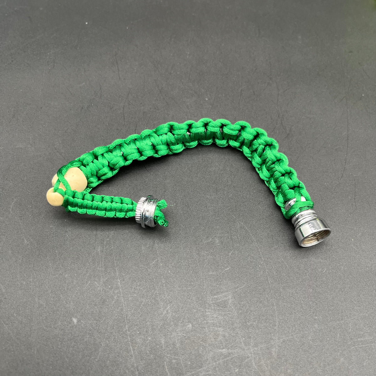8" Threaded Bracelet Pipe w/ Metal Bowl-Avernic Smoke Shop
