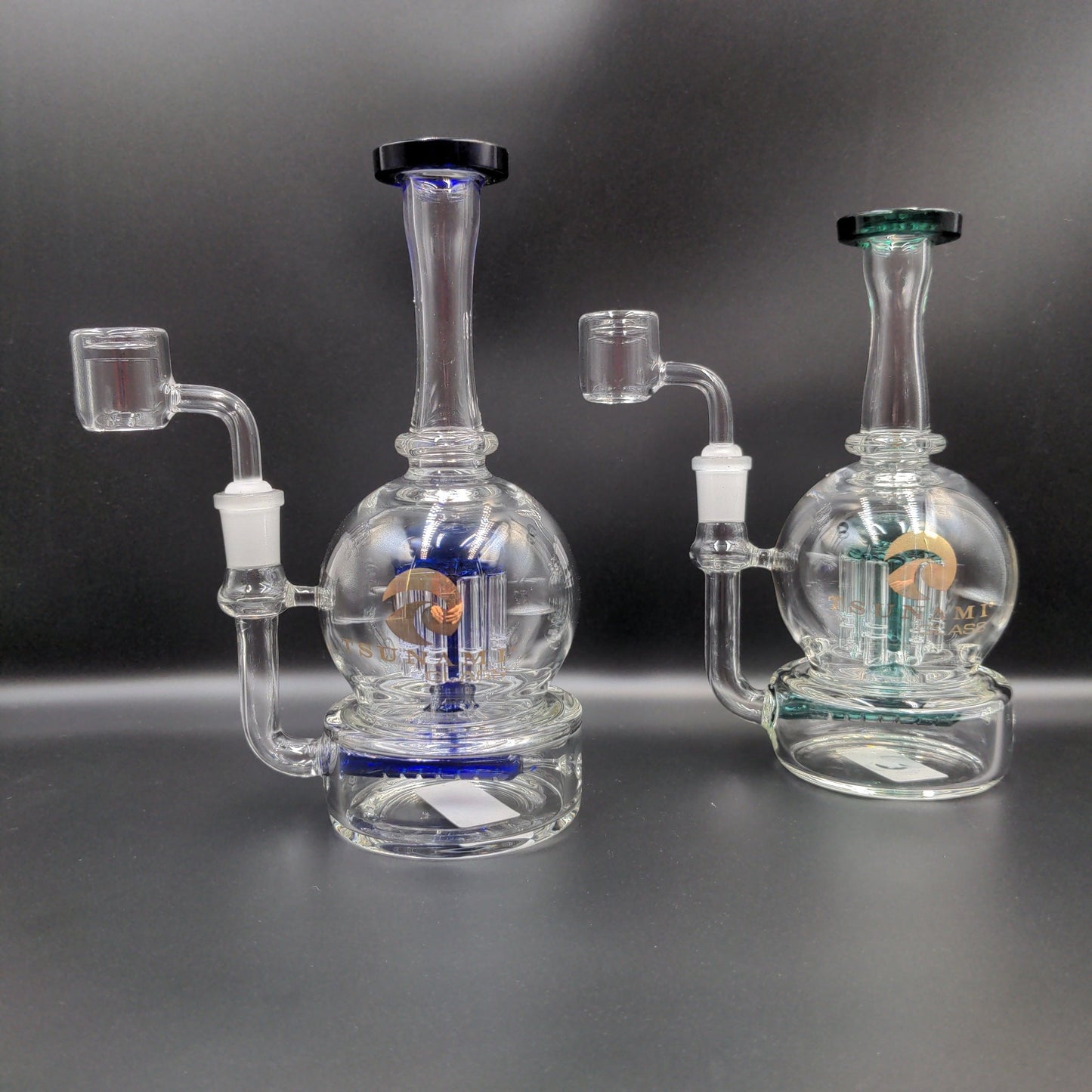 8" Tsunami Concentrate Rig Inline Tree - Meech Madness Smoke Shop