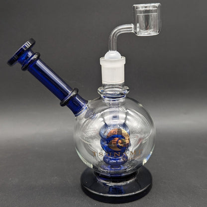 8" Tsunami Concentrate Rig Shower Head Side Neck Dome - Meech Madness Smoke Shop