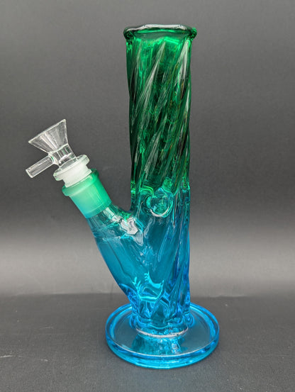 8" Twisted Multi Color Straight Tubes-Avernic Smoke Shop