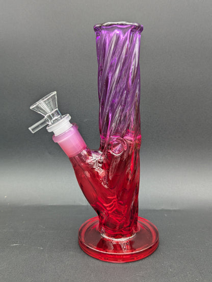 8" Twisted Multi Color Straight Tubes-Avernic Smoke Shop
