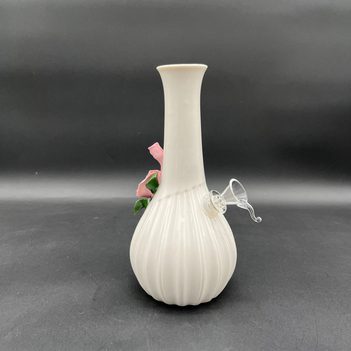 8.5" My Bud Vase Rose Ceramic Water Pipe