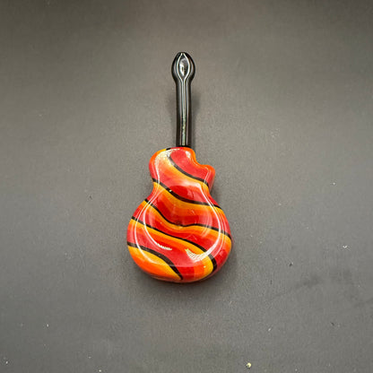 5.3″ Guitar Glass Pipe - Meech Madness Smoke Shop