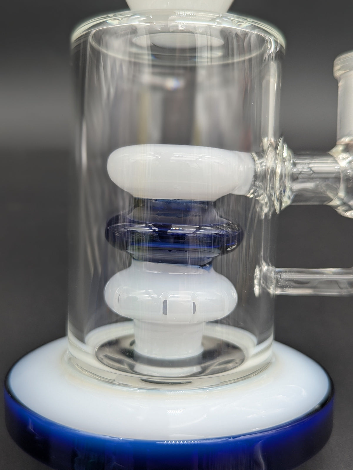 9" Bent Neck Color Accent Showerhead Bong-Avernic Smoke Shop