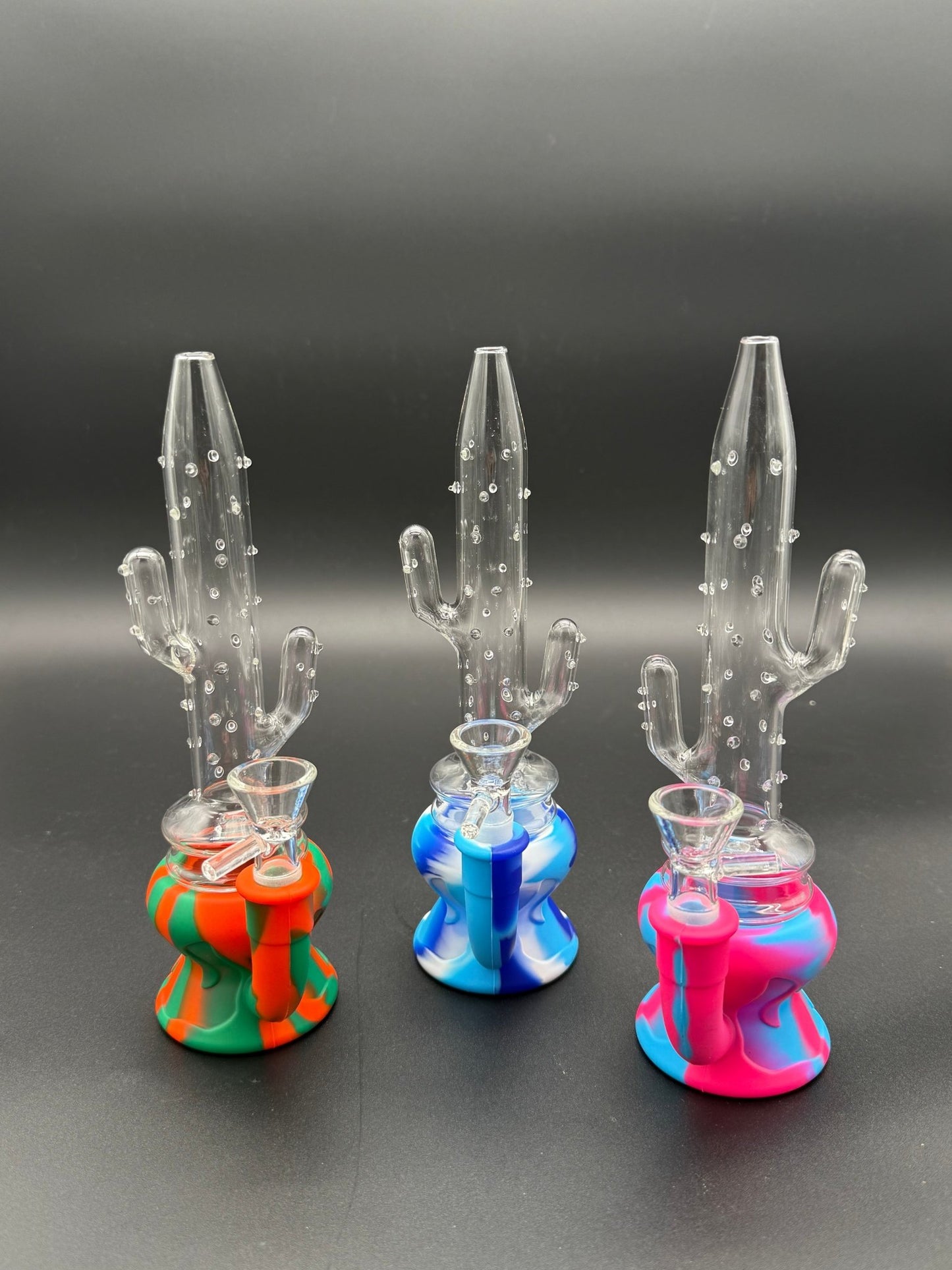 9” Cactus Silicone Bubbler - Meech Madness Smoke Shop