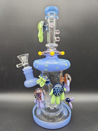 9" Dragonfly Honeycomb Drip Water Pipe - Avernic Smoke Shop