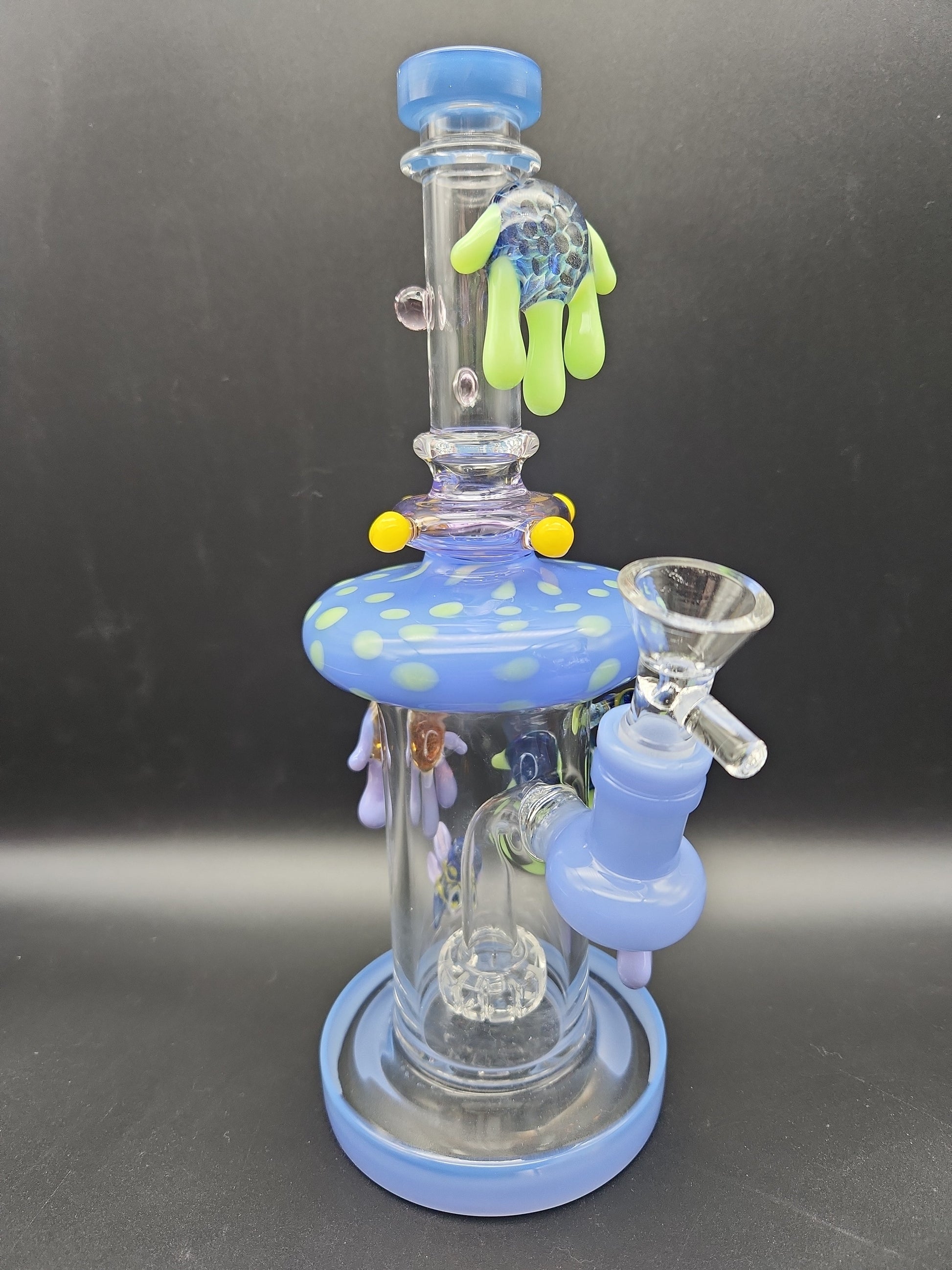 9" Dragonfly Honeycomb Drip Water Pipe - Avernic Smoke Shop