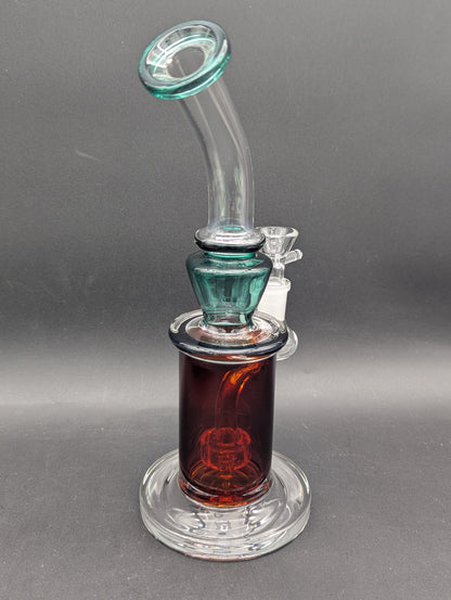 9" Dual Color Showerhead Bong-Avernic Smoke Shop