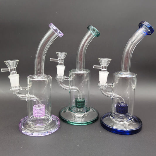 9" Mini Matrix Bent Neck Bong - Meech Madness Smoke Shop