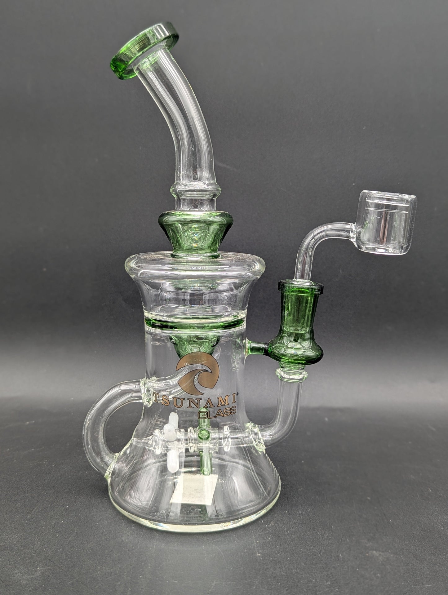 9" Tsunami Concentrate Rig Propeller Recycler-Avernic Smoke Shop