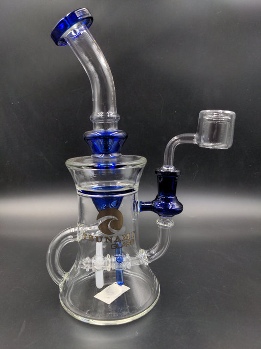 9" Tsunami Concentrate Rig Propeller Recycler-Avernic Smoke Shop