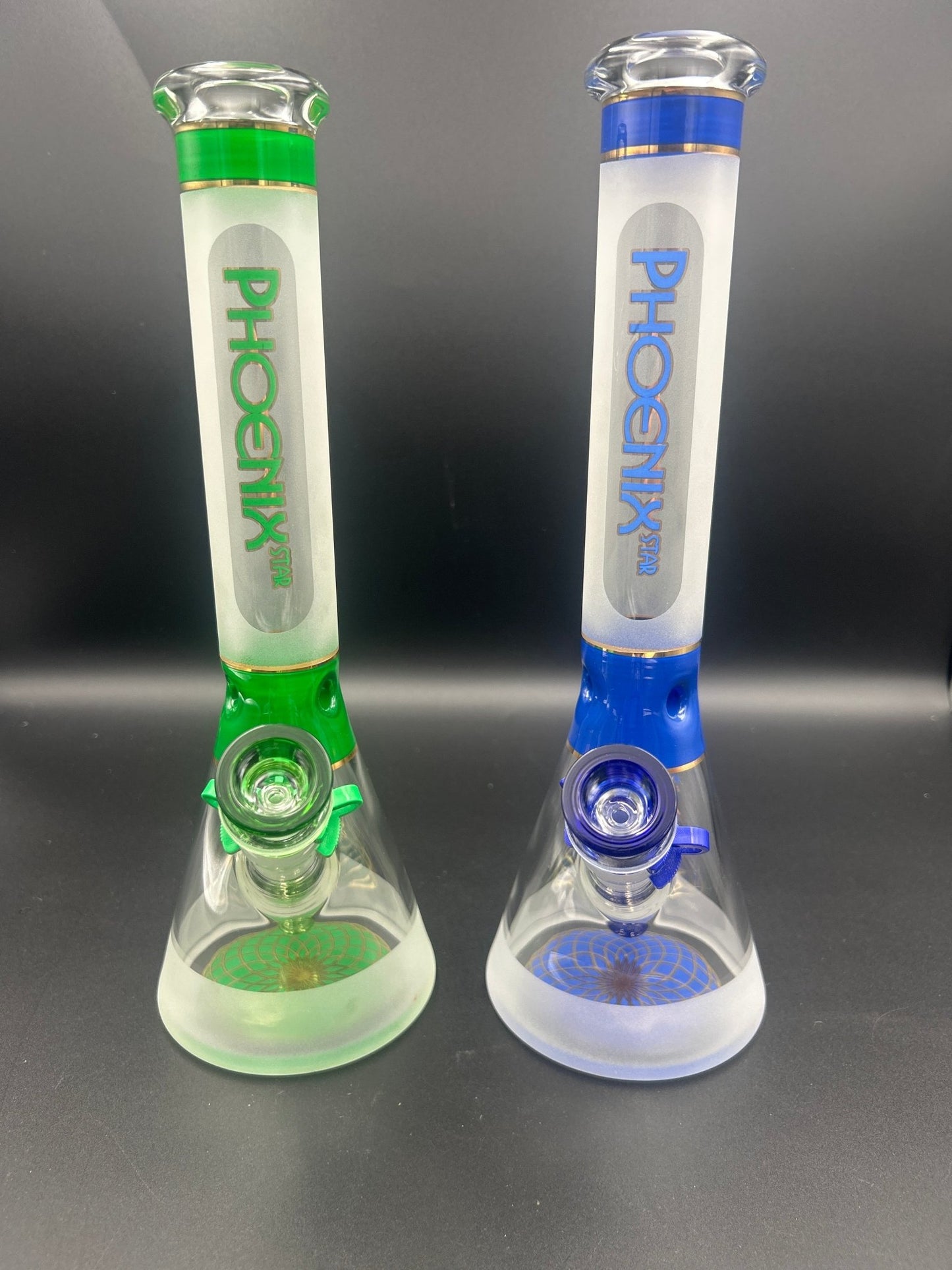 Phoenix Star 14” Beaker Bong - Meech Madness Smoke Shop