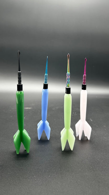 Glass and Metal Dart Shaped Dab Tool