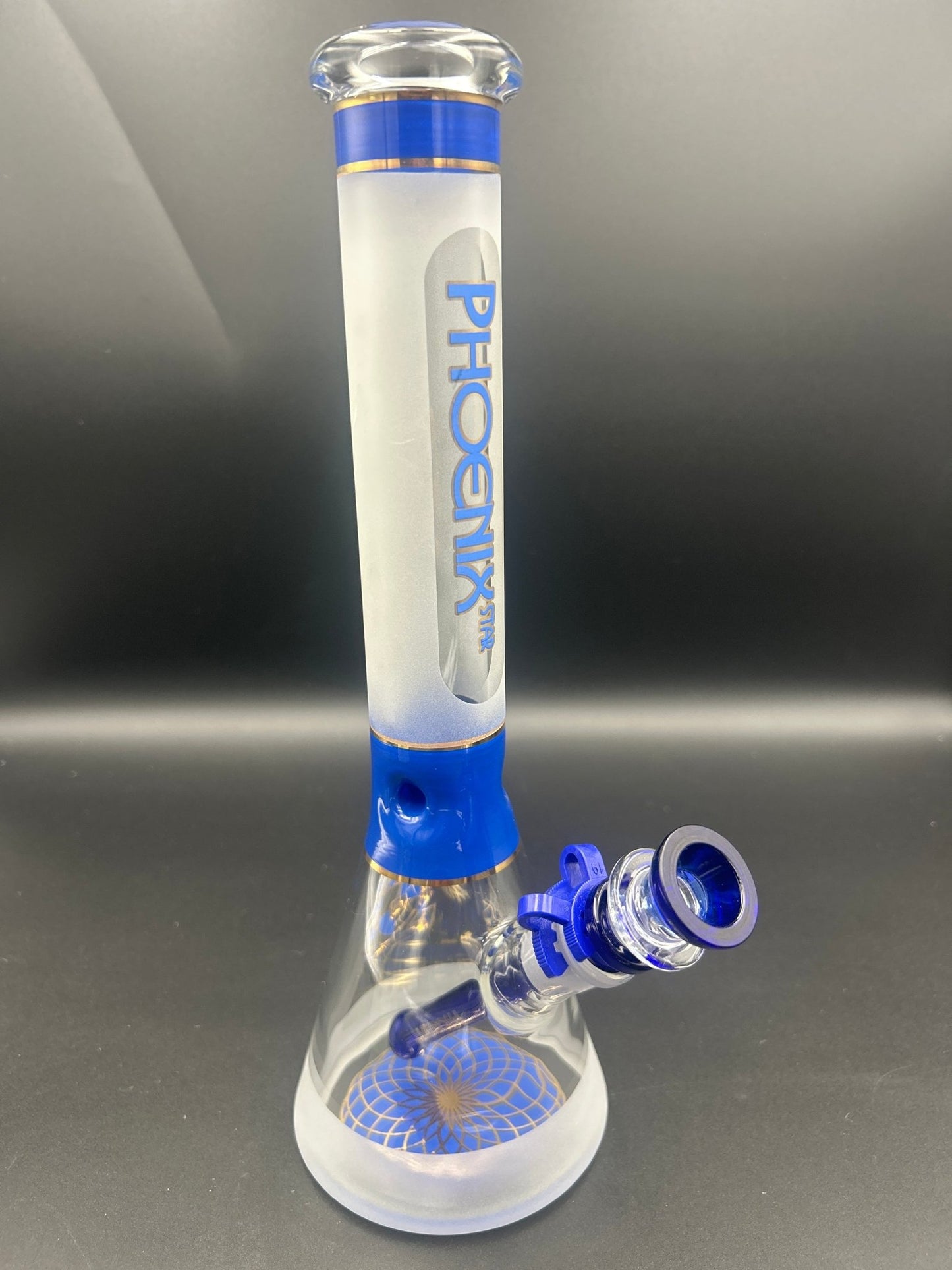 Phoenix Star 14” Beaker Bong - Meech Madness Smoke Shop