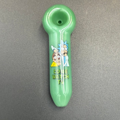 4″ Galaxy Scientist Spoon Pipe - Meech Madness Smoke Shop