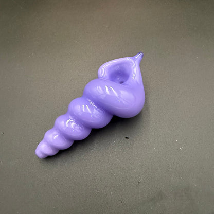 Shell Shaped Glass Hand Pipe - Meech Madness Smoke Shop