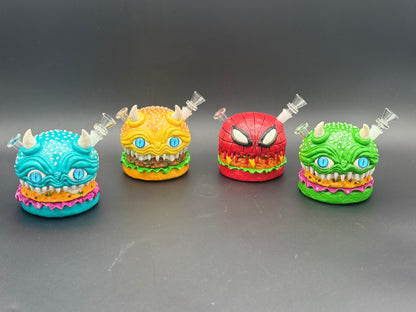 4" 3D Monster Burger Bong