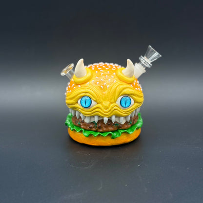 4" 3D Monster Burger Bong
