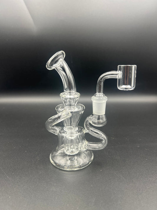 5.5” Mini Z - Recycler Dab Rig - Meech Madness Smoke Shop