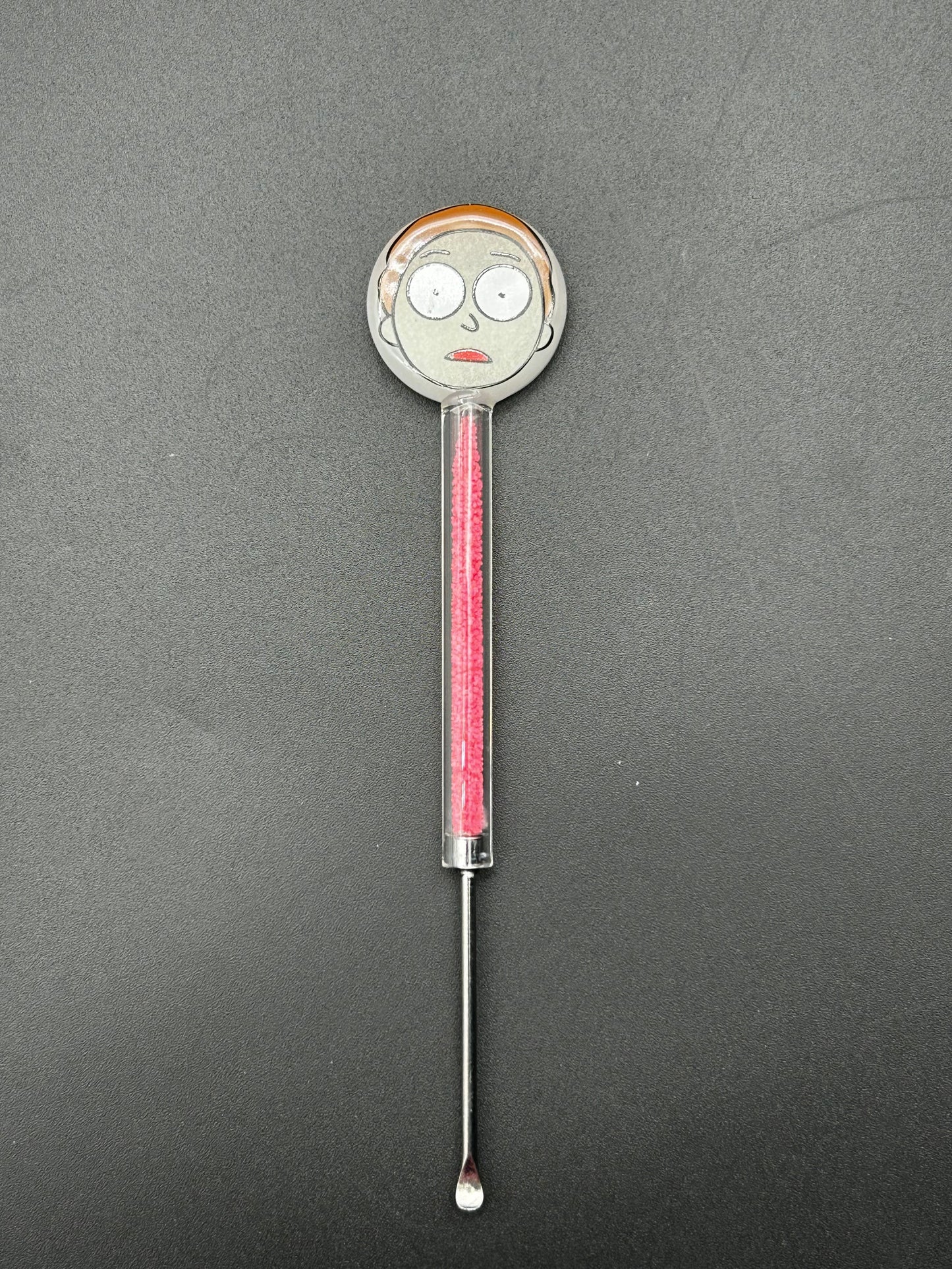 Space Adventures Glass Dab Tool With Glow In The Dark Sand