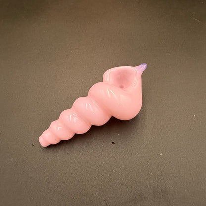 Shell Shaped Glass Hand Pipe - Meech Madness Smoke Shop