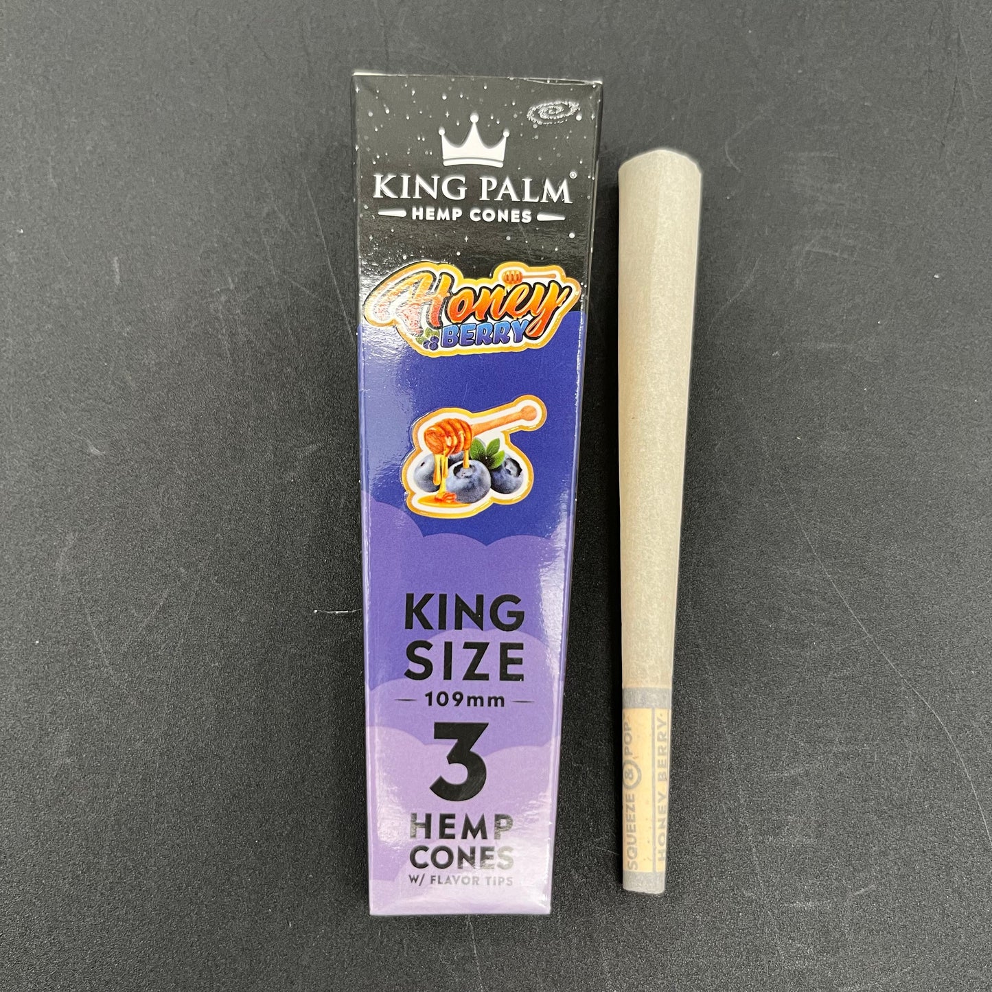 KING PALM King Size Hemp Cones