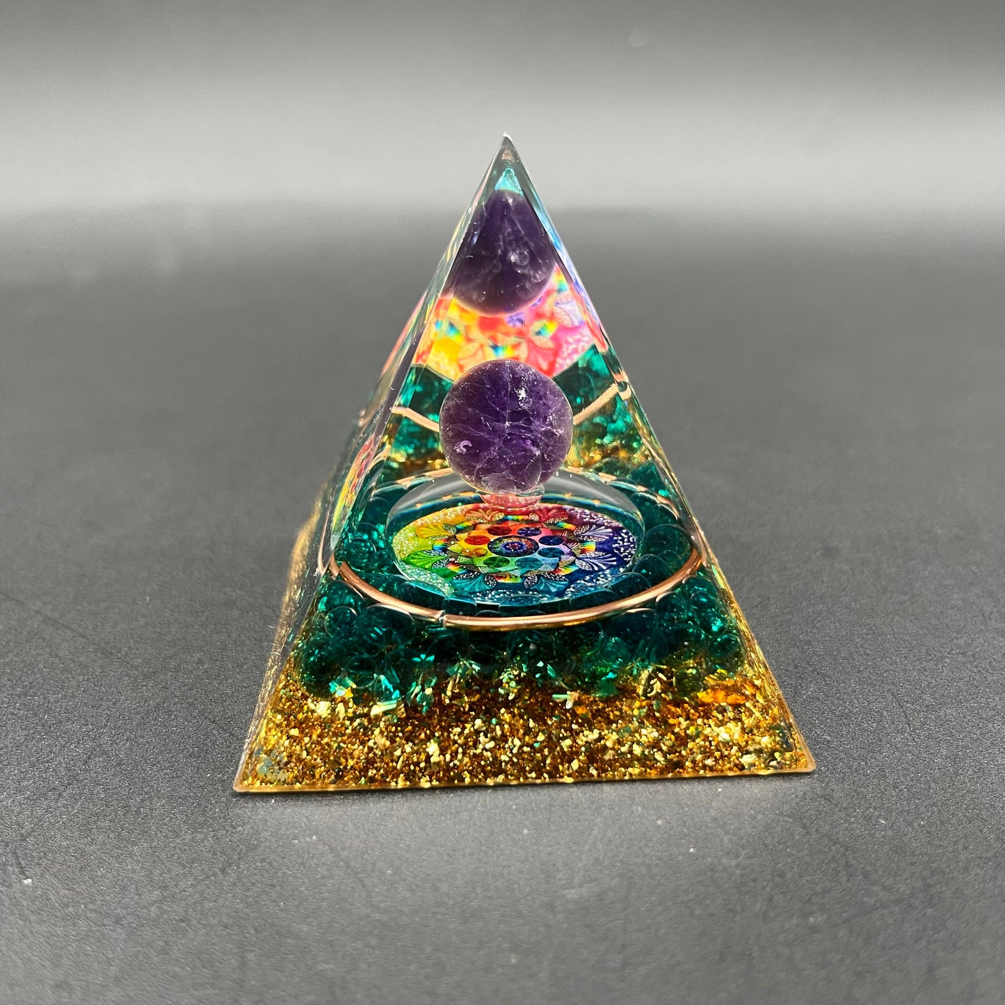 Epoxy Orgonite Pyramids 2.5"